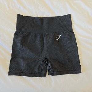Gymshark Vital Seamless Shorts - Black Mark - Small